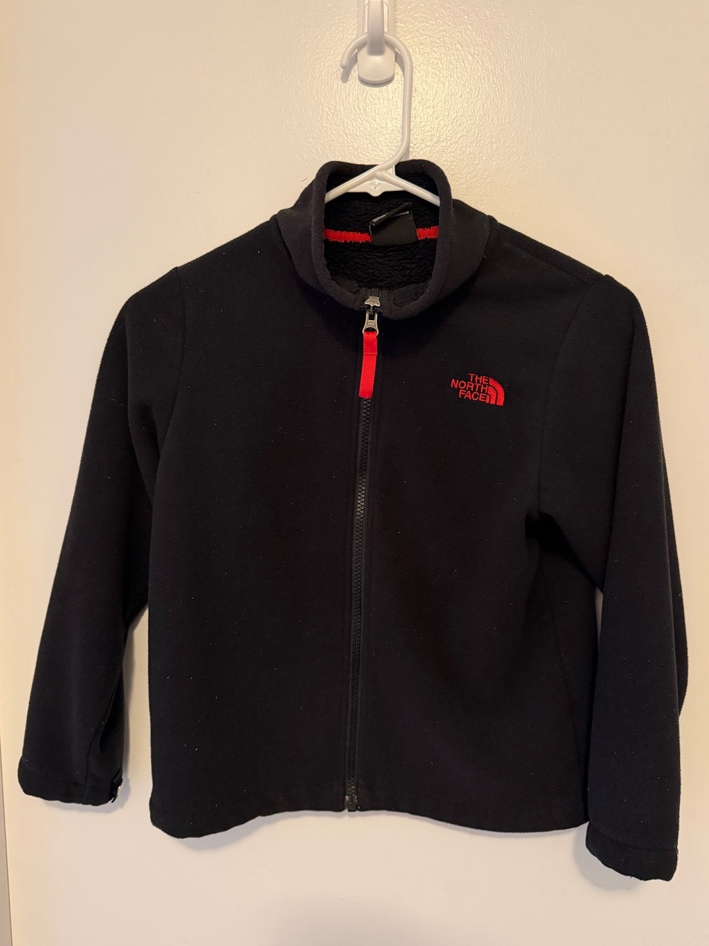 The North Face Kids Black Fleece Jacket Size S 7/8